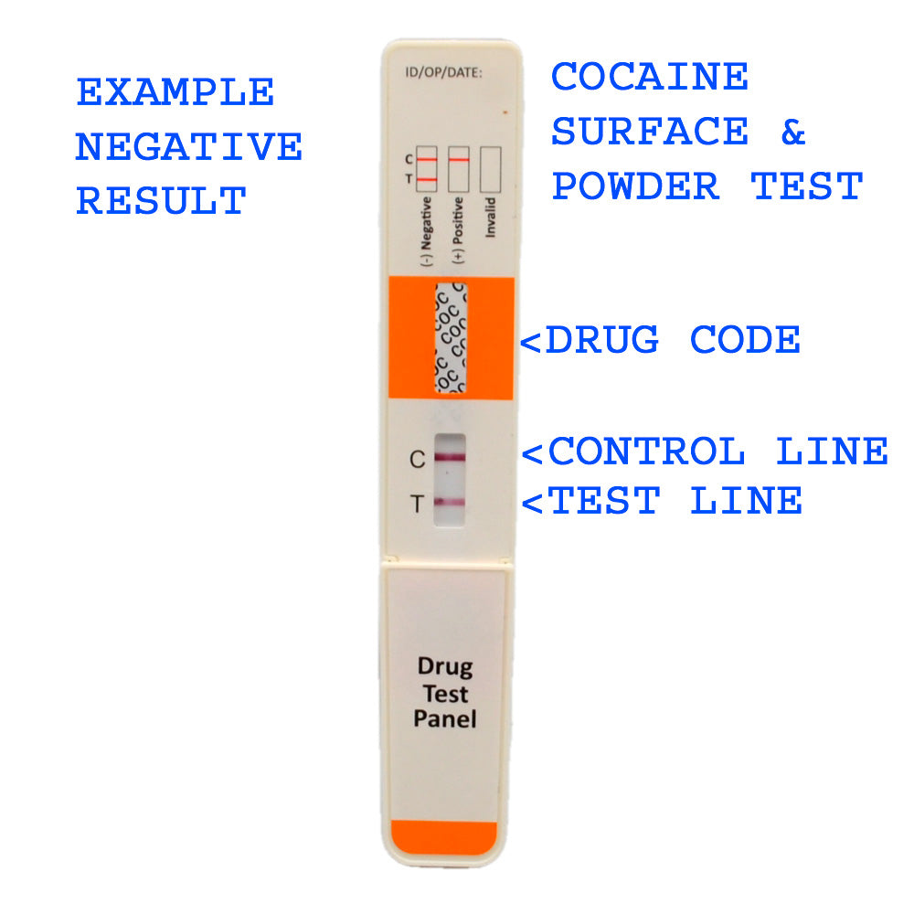 Cocaine Surface Wipe Cocaine Powder Test Kit UKDrugTesting