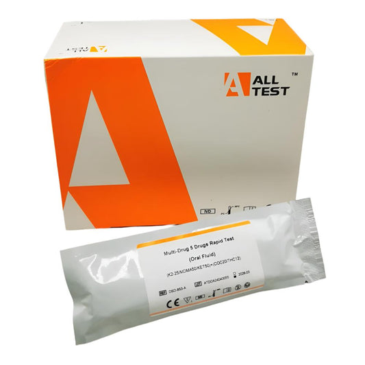 ALLTEST 5 Panel Drug Direct Saliva Drug Testing Kit DSD-853-Recreational Screen