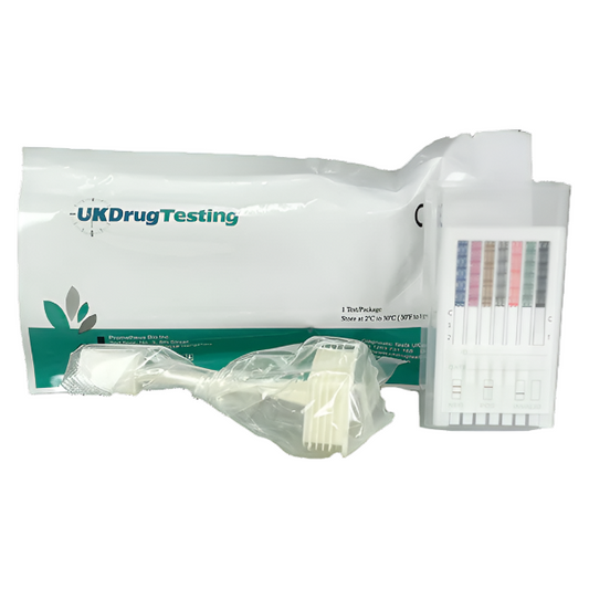 UKDrugTesting 7 Panel Ultra Workplace Drug And Alcohol Saliva Drug Testing Cube-EDDP-ALC