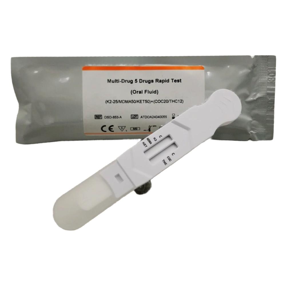 ALLTEST 5 Panel Drug Direct Saliva Drug Testing Kit DSD-853-Recreational Screen