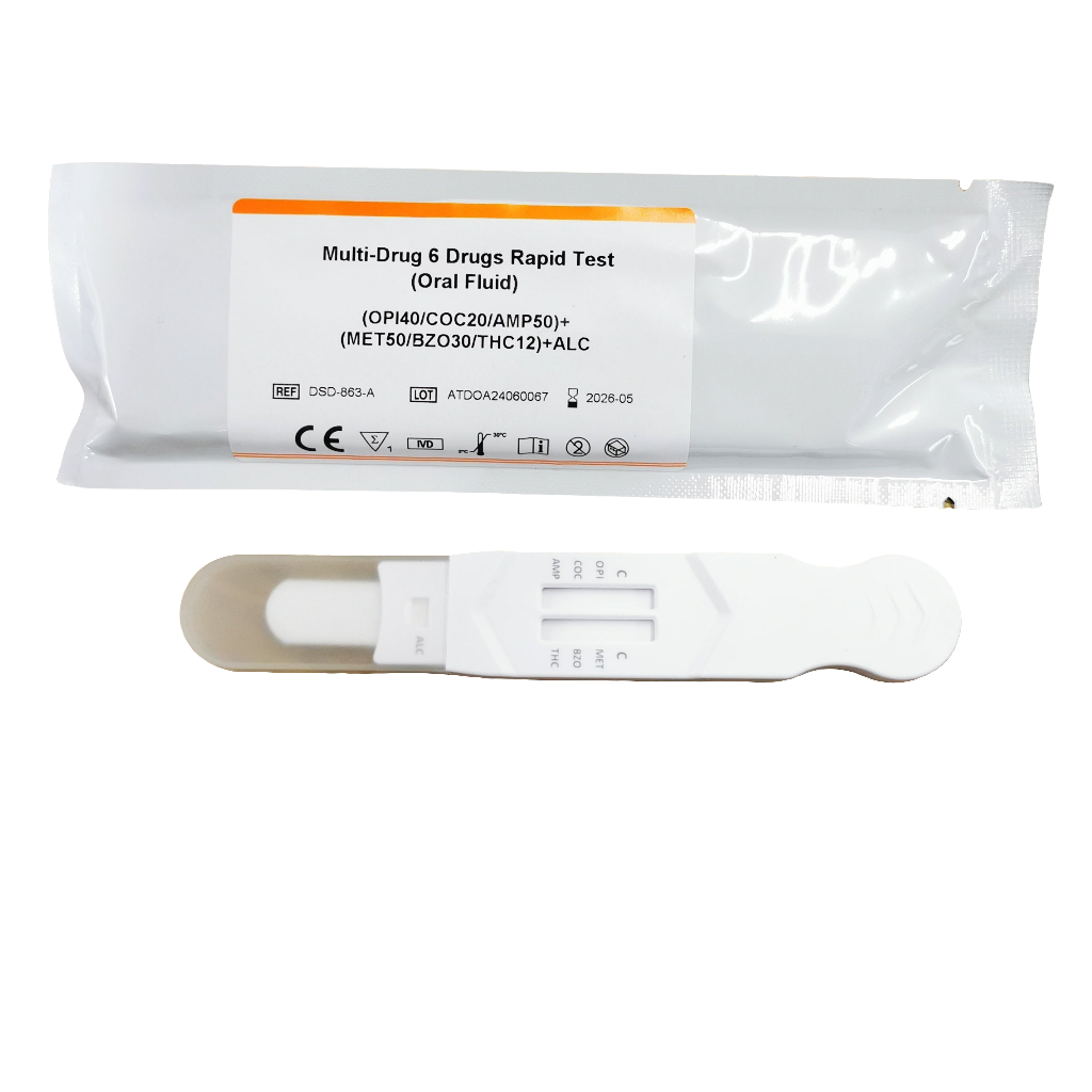 ALLTEST Workplace Drug and Alcohol Test DSD-863-D-ALC-MET 7 Panel Saliva Drug Testing Kits (previously called DSD-873ALC-MET)